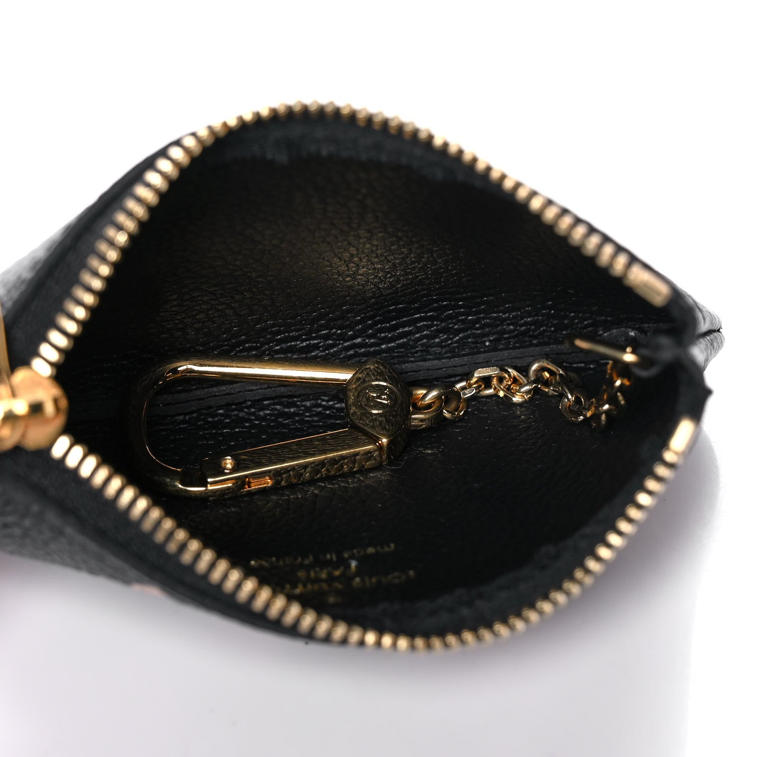 Louis Vuitton Empreinte Monogram Giant Key Pouch Black Beige 5 of 9