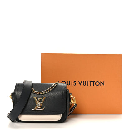 Louis Vuitton Grained Calfskin Lockme Tender Black 9 of 9