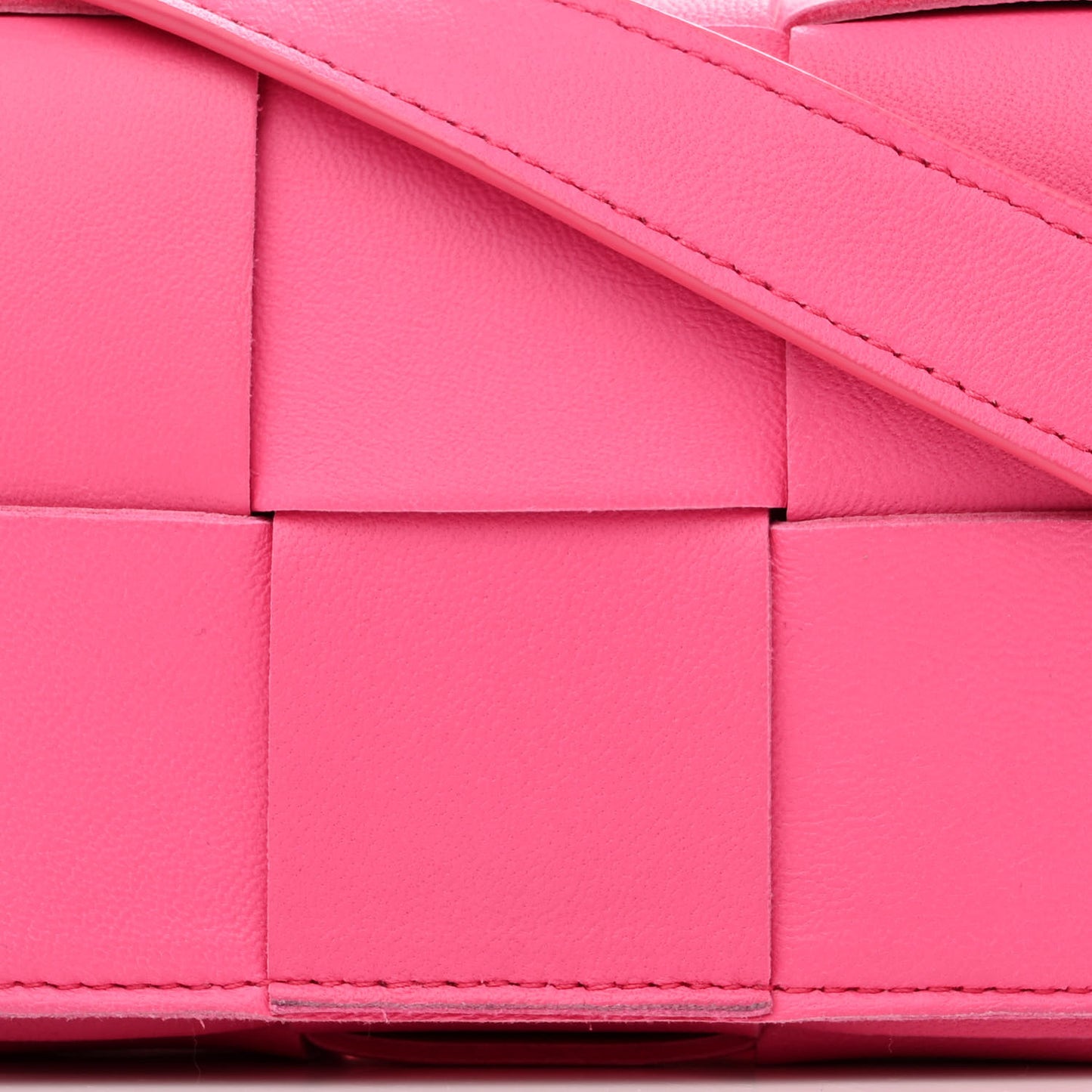 Lambskin Maxi Intrecciato Extra Mini Cassette Crossbody Bag Bon Bon