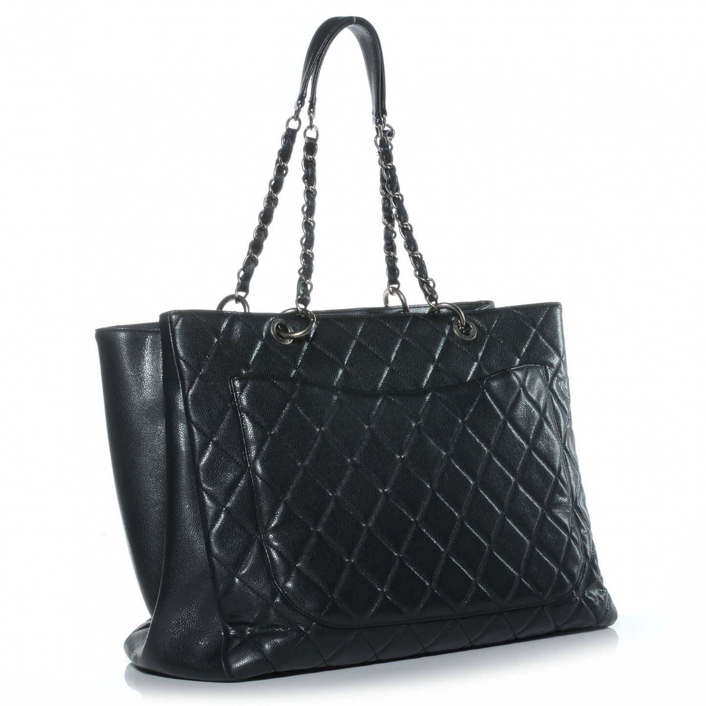 Caviar XL Grand Shopping Tote GST Black