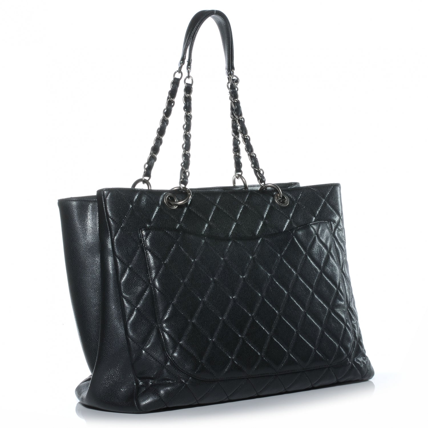 Chanel Caviar XL Grand Shopping Tote GST Black 3 of 7