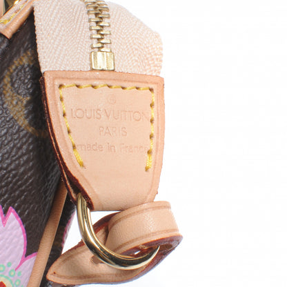 Louis Vuitton Monogram Cherry Blossom Pochette Accessories Brown 5 of 7