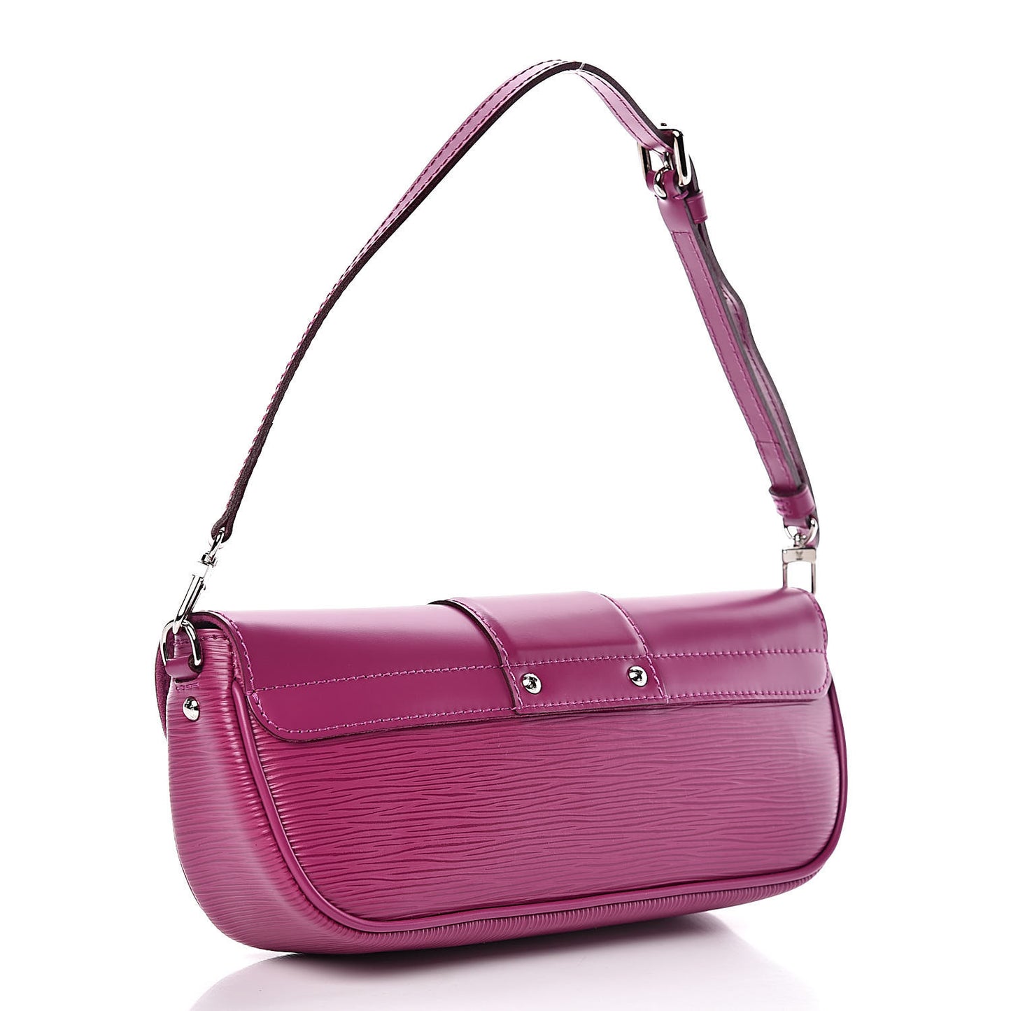 Epi Montaigne Clutch Fuchsia