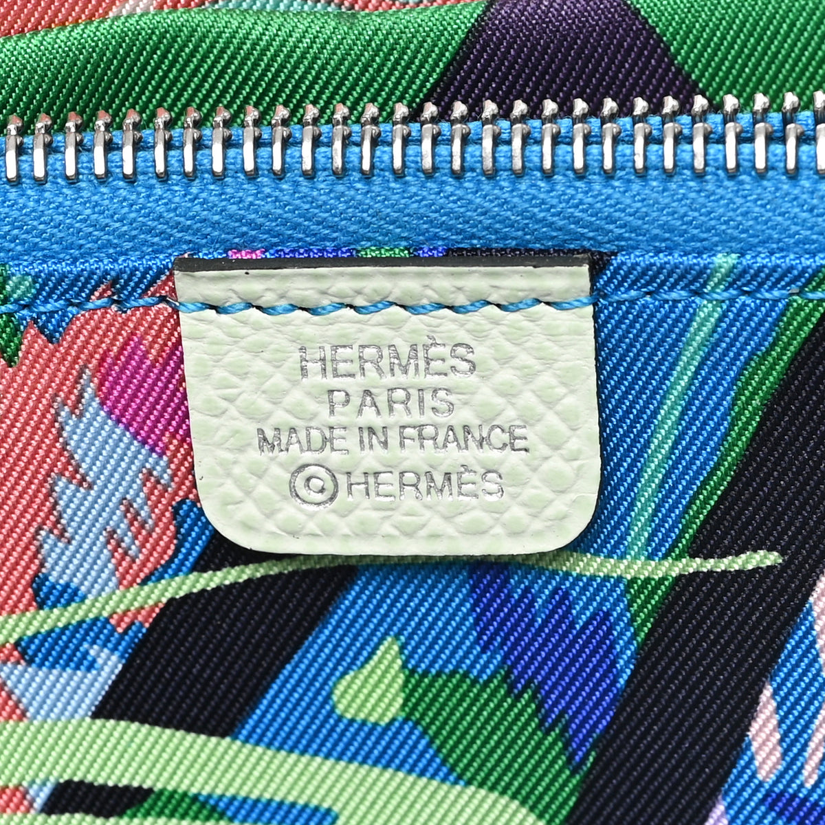 Hermes Epsom Silk'In Wallet Vert Fizz 6 of 8