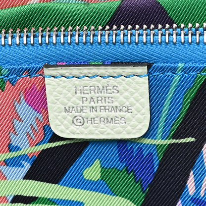 Hermes Epsom Silk'In Wallet Vert Fizz 6 of 8