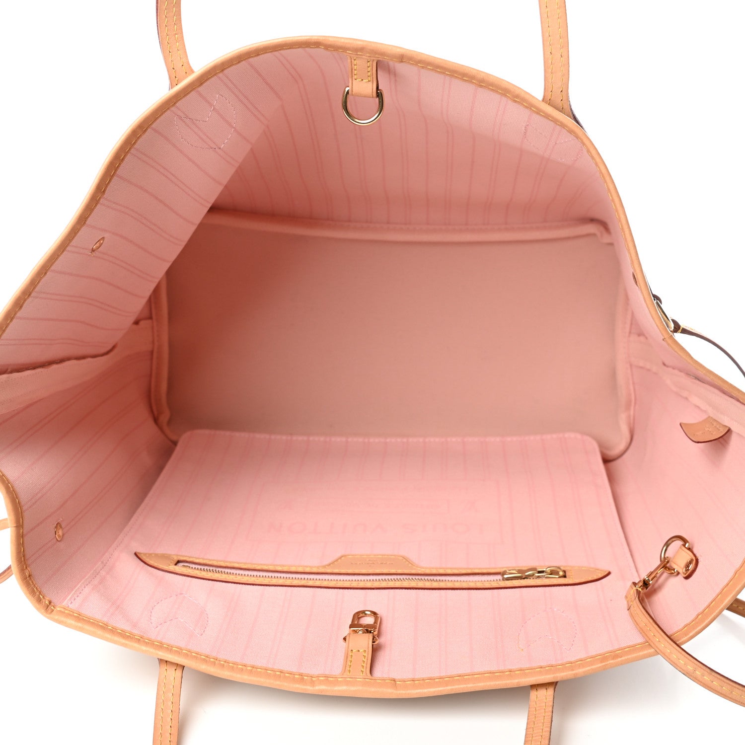Louis Vuitton Damier Azur Neo Neverfull MM Rose Ballerine 4 of 4