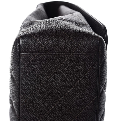 Chanel Caviar Quilted Maxi Single Flap Brown 11 of 11