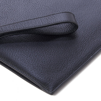 Gucci Calfskin GG Marmont Zip Pouch Black 5 of 8