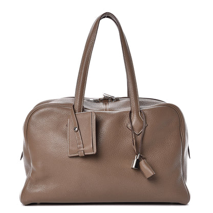 Hermes Taurillon Clemence Victoria II 35 Etoupe 1 of 12