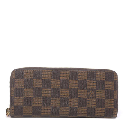 Louis Vuitton Damier Ebene Clemence Wallet Cherry 1 of 7