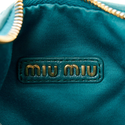 Miu Miu Nappa Matelasse Small Wander Hobo Laguna 6 of 12