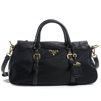 Prada Tessuto Nylon Shopping Satchel Black 1 of 9