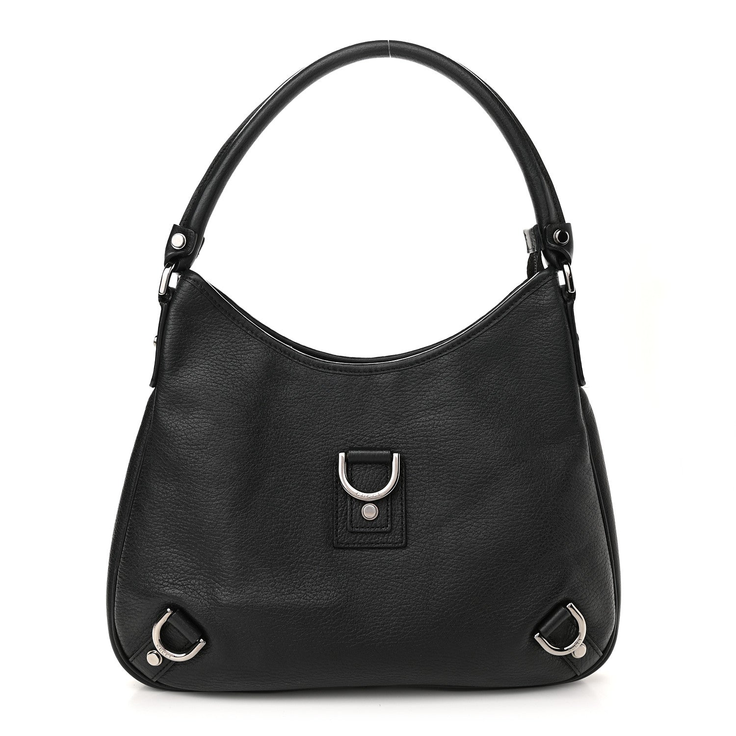 Gucci Calfskin Abbey D Ring Hobo Black 1 of 10