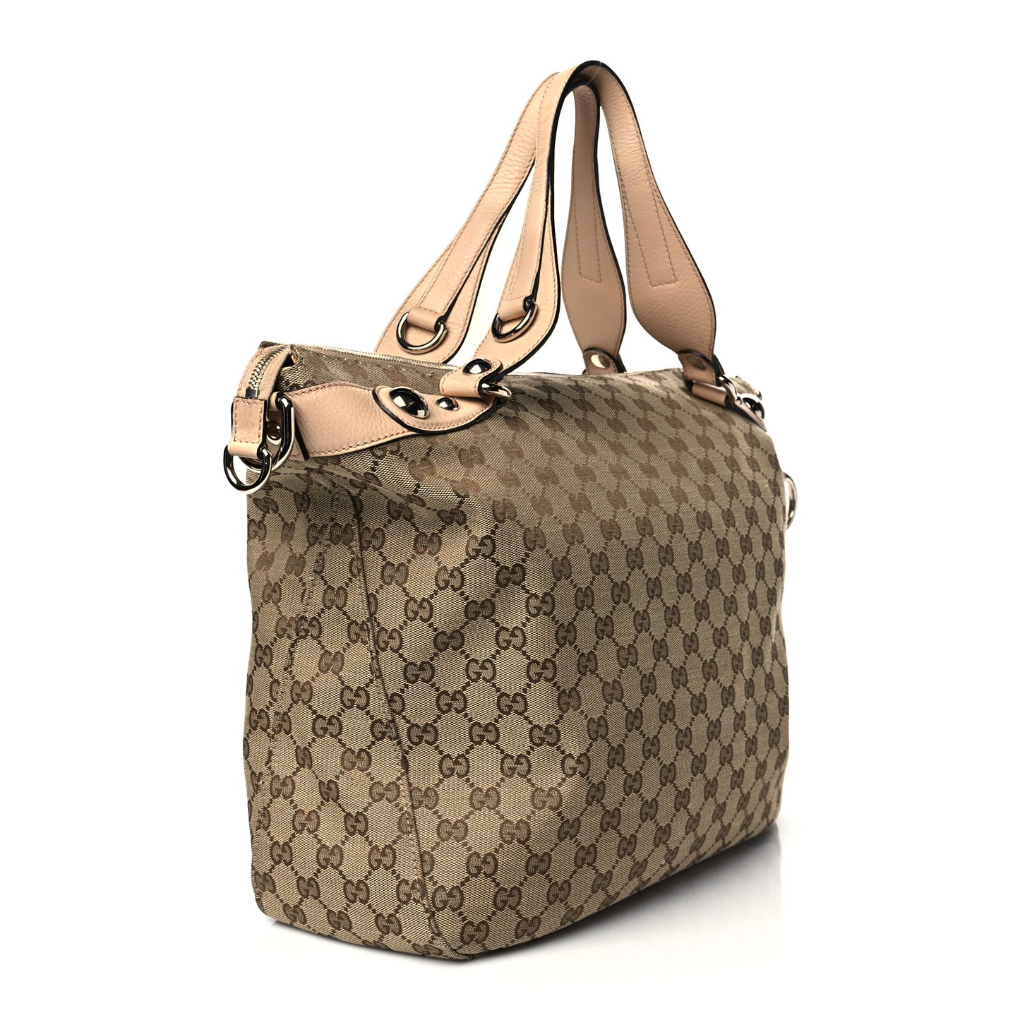 Monogram Large Icon Bit Hobo Tan