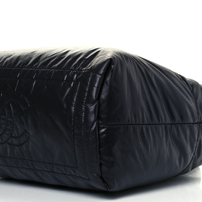 Chanel Nylon Quilted Medium Coco Cocoon Reversible Tote Black 10 of 10