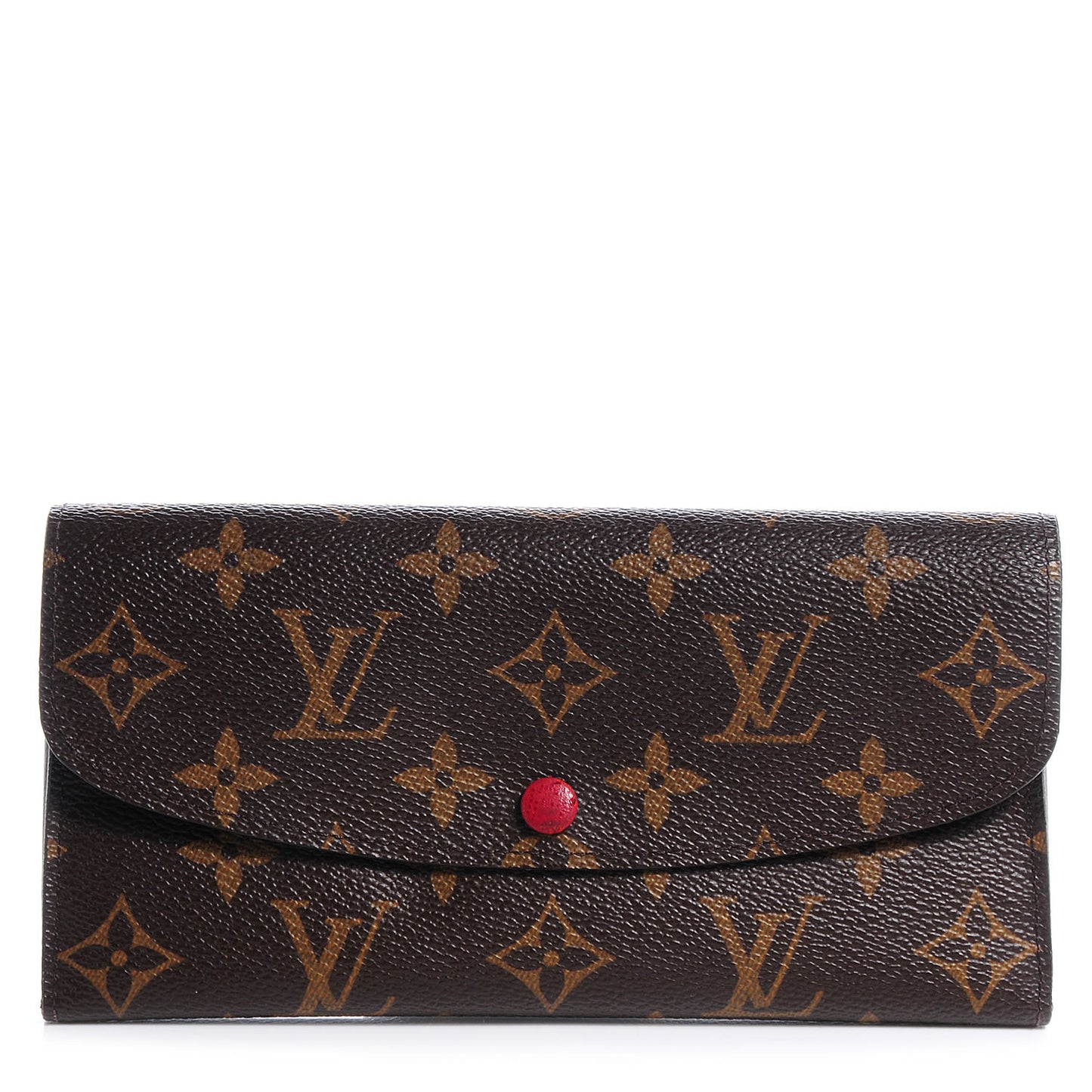 Monogram Emilie Wallet Red