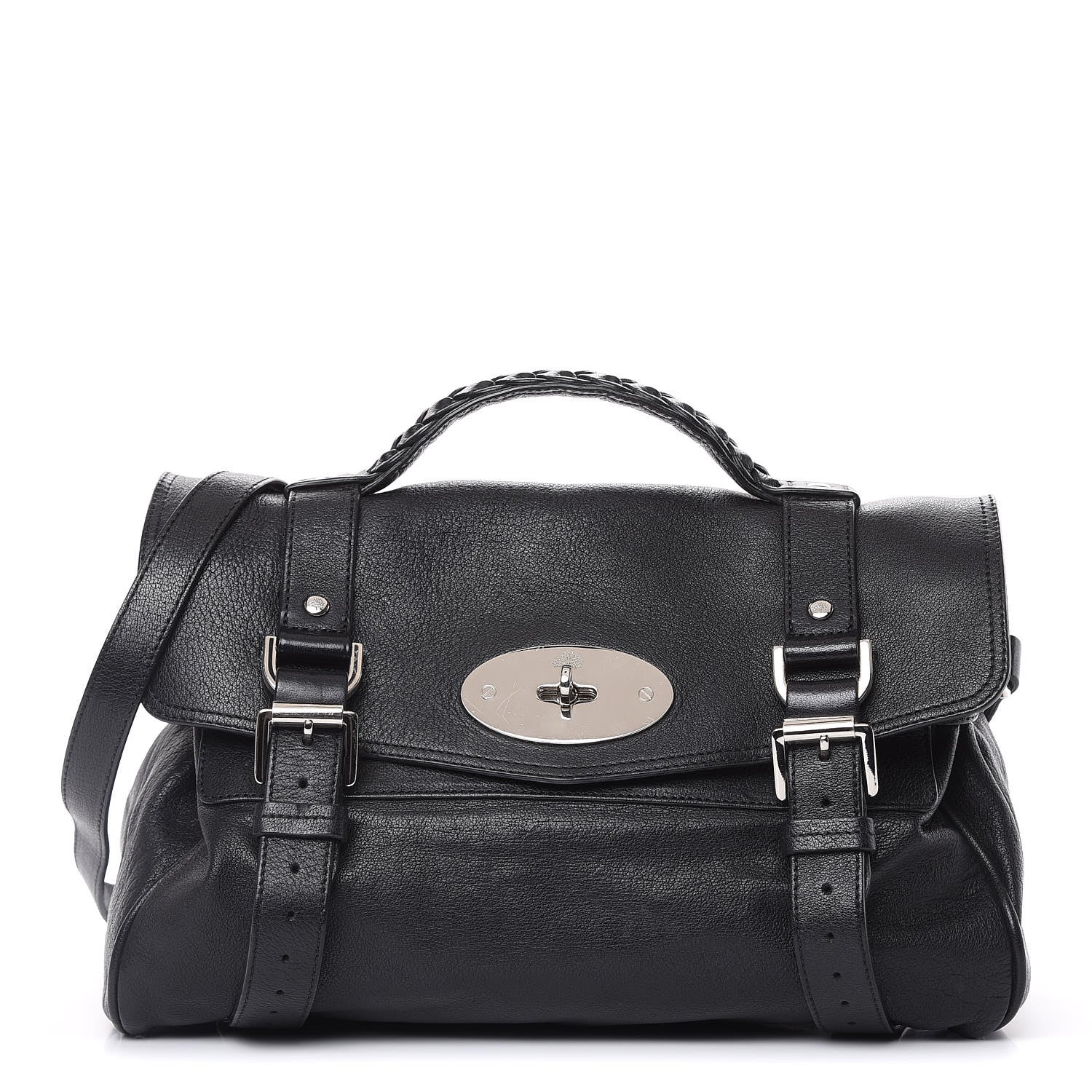 Mulberry Polished Buffalo Medium Alexa Black 1 of 13