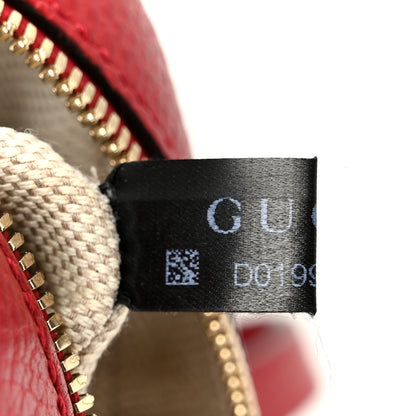 Gucci Dollar Calfskin Bi-Color Small Soho Disco Bag New Rosette Hibiscus Red 8 of 11