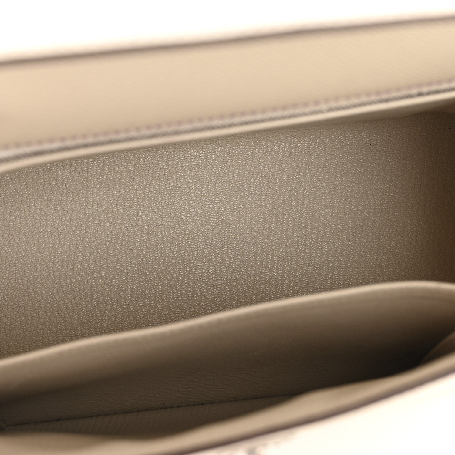 Hermes Epsom Bi-Color Horseshoe Kelly Sellier 25 Craie Anemone 5 of 14