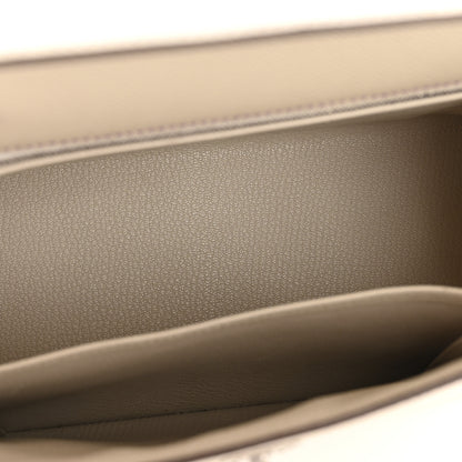 Hermes Epsom Bi-Color Horseshoe Kelly Sellier 25 Craie Anemone 5 of 14