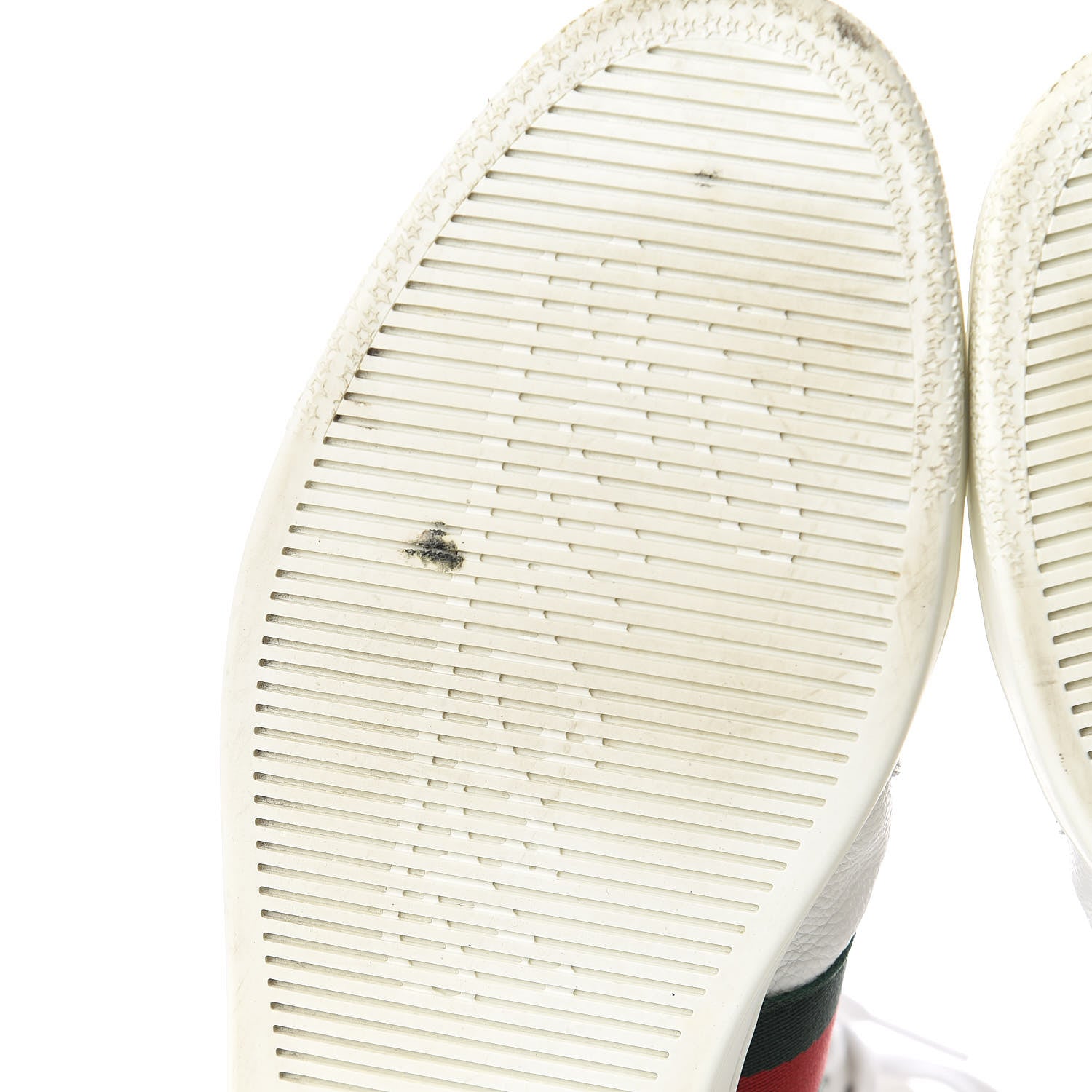 Gucci Calfskin Web Mens Coda High Top Sneakers 9 White 12 of 14