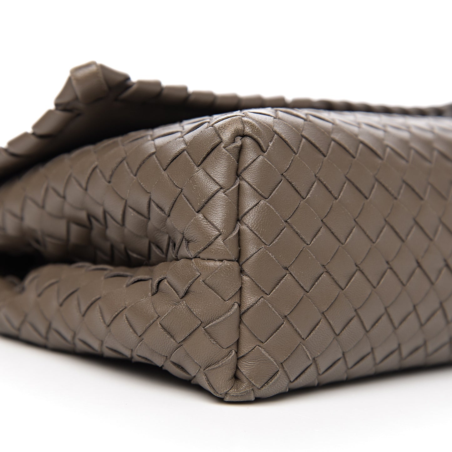 Nappa Intrecciato Small Olimpia Shoulder Bag Shadow