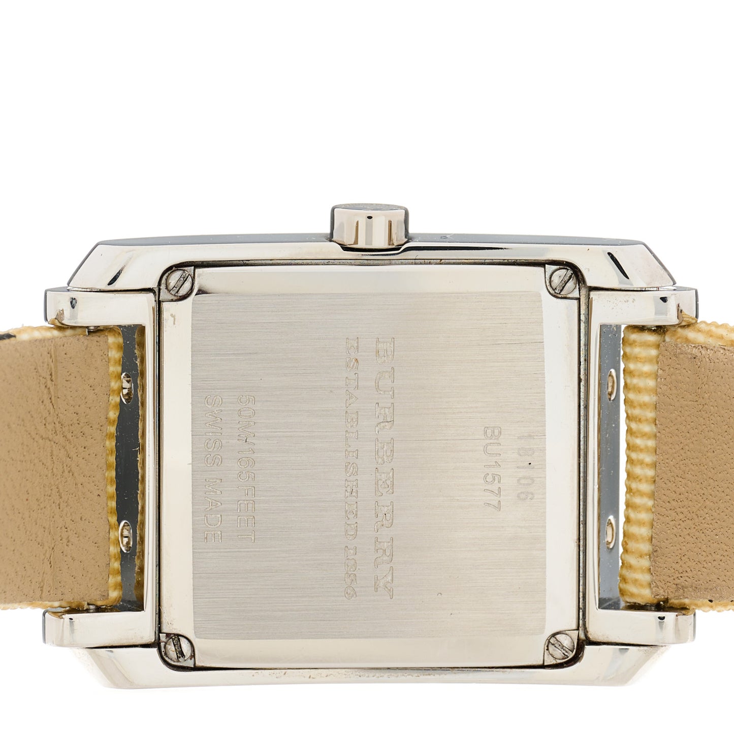 Stainless Steel Calfskin 25mm Nova Check Quartz Watch BU1577