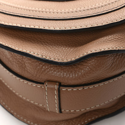 Chloe Calfskin Medium Marcie Round Crossbody Bag Nut 10 of 12