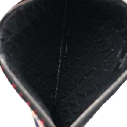 Chanel Tweed Quilted Medium Cosmetic Case Black 5 of 7