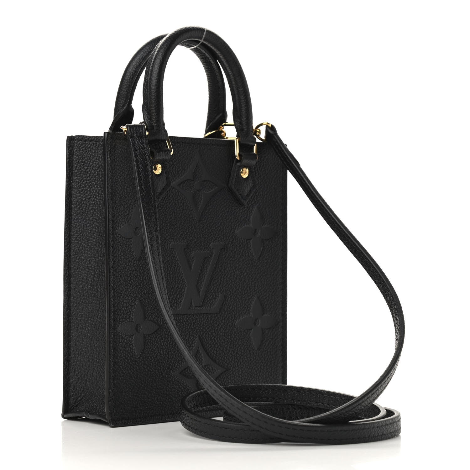 Louis Vuitton Empreinte Monogram Giant Petit Sac Plat Black 2 of 7