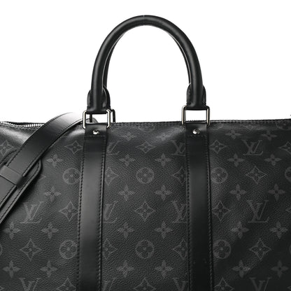 Louis Vuitton Monogram Eclipse Keepall Bandouliere 45 9 of 14