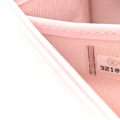 Chanel Lambskin Quilted Chanel 19 Flap Wallet Light Pink 8 of 10