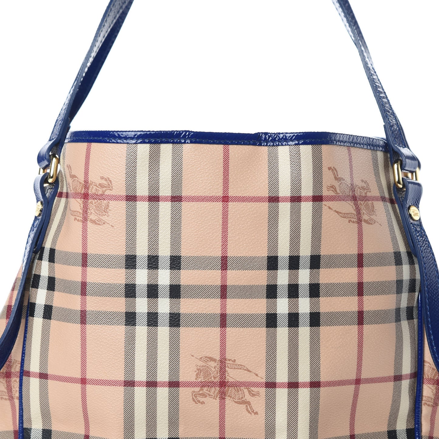 Haymarket Check Small Canterbury Tote Brilliant Blue