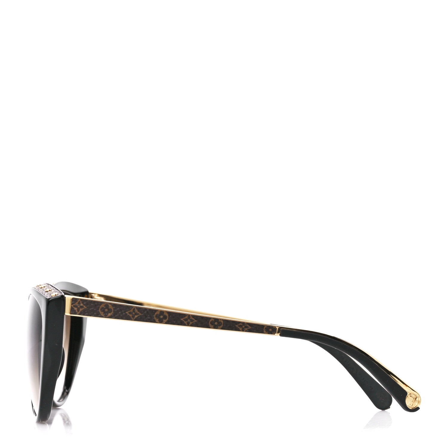 Louis Vuitton Acetate Monogram La Boum Sunglasses Z1147E Black 3 of 8