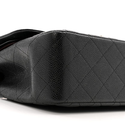 Chanel Caviar Quilted Jumbo Double Flap Black 9 of 11