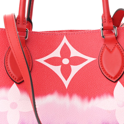 Louis Vuitton Monogram Escale Onthego GM Rouge 9 of 13
