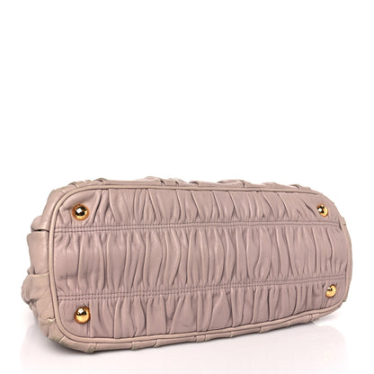 Prada Nappa Gaufre Shopping Satchel Cipria 4 of 12