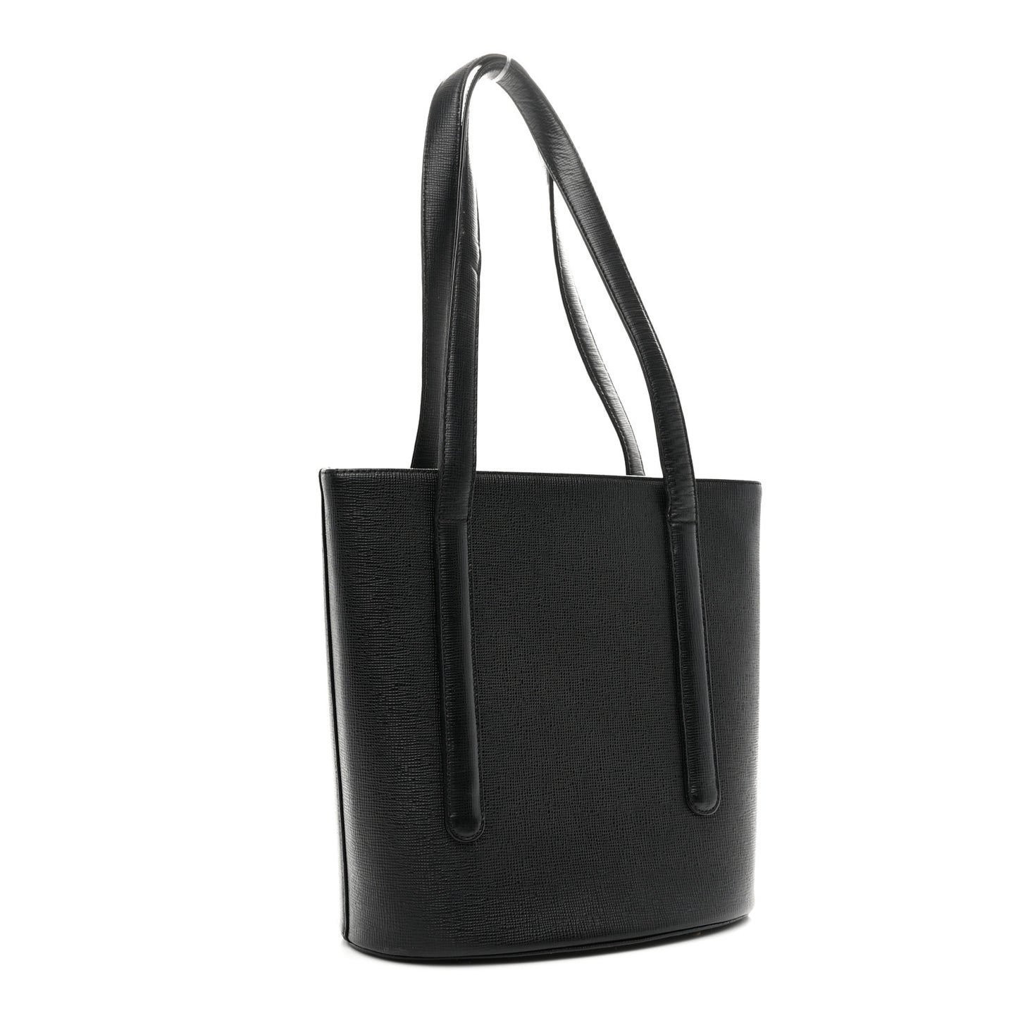 Saffiano Studded Mini Tote Bag Black