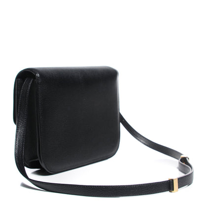 Celine Goatskin Medium Classic Box Flap Bag Black 3 of 10