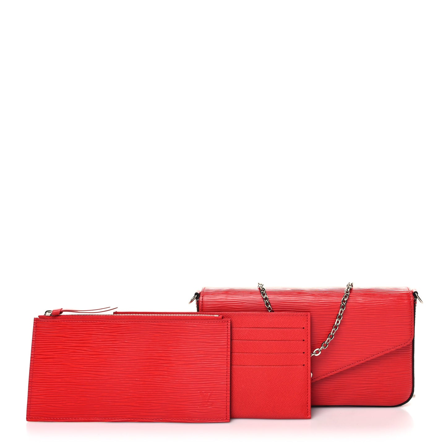 Epi Pochette Felicie Coquelicot