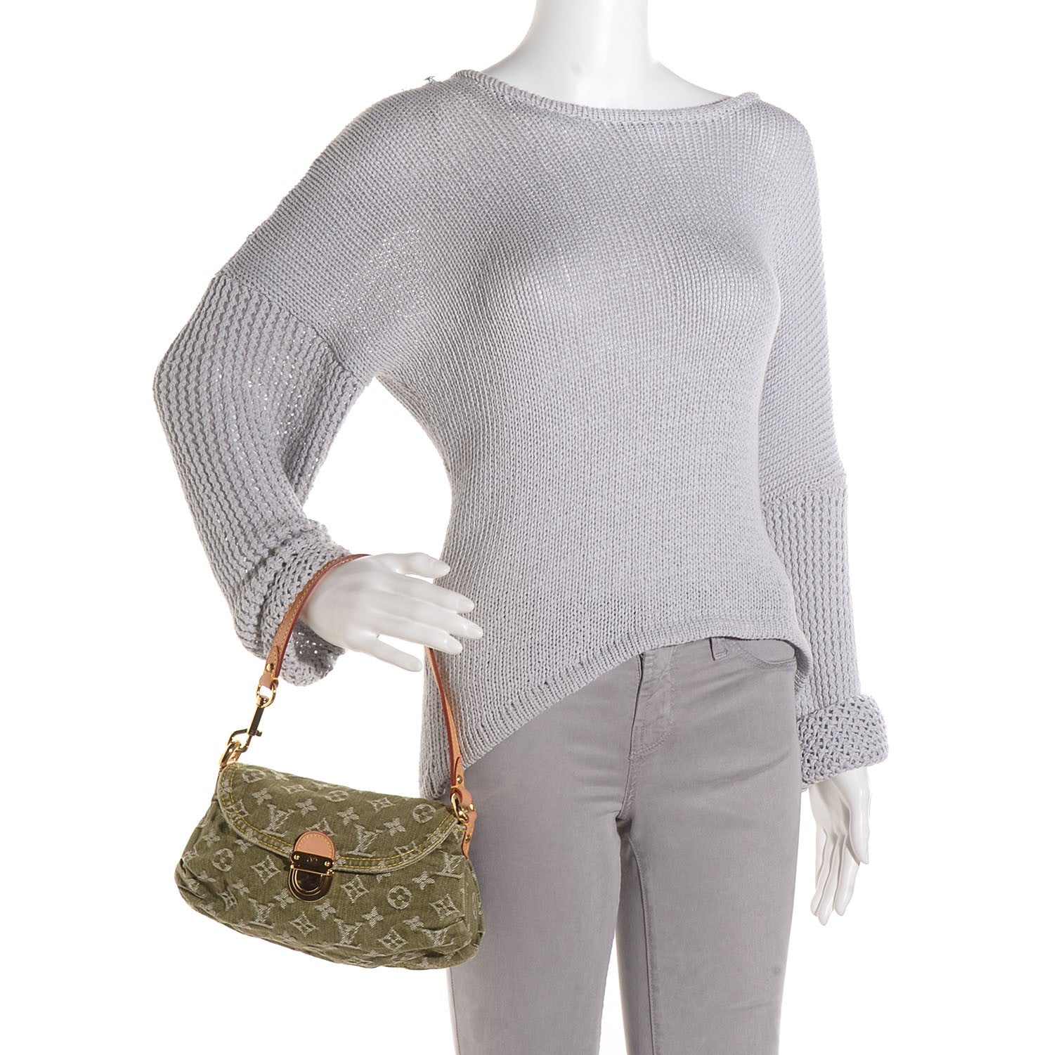 Louis Vuitton Monogram Denim Mini Pleaty Lichen 2 of 7
