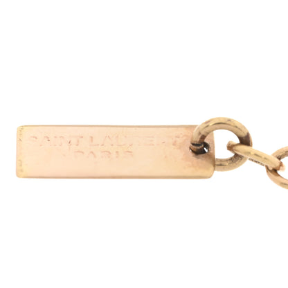 Saint Laurent Metal Monogram Cassandre Charm Bracelet Gold 5 of 6