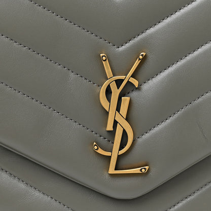 Saint Laurent Calfskin Y Quilted Monogram Medium Loulou Chain Satchel Faggio 8 of 16