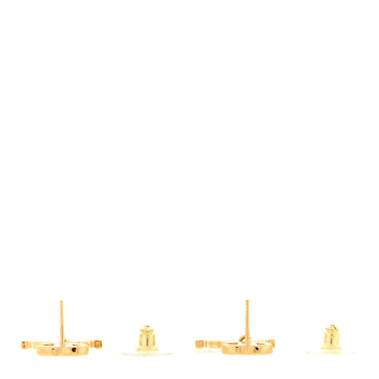 Chanel Metal CC Rue Cambon Drop Earrings Gold 3 of 4