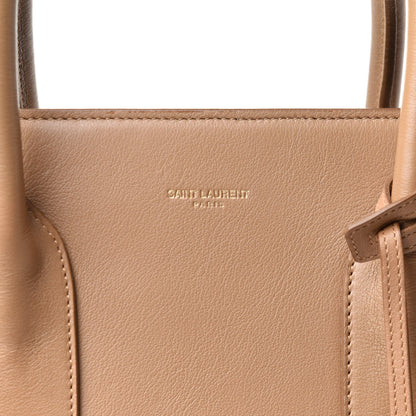 Saint Laurent Calfskin Large Sac de Jour Carryall Tan 7 of 14