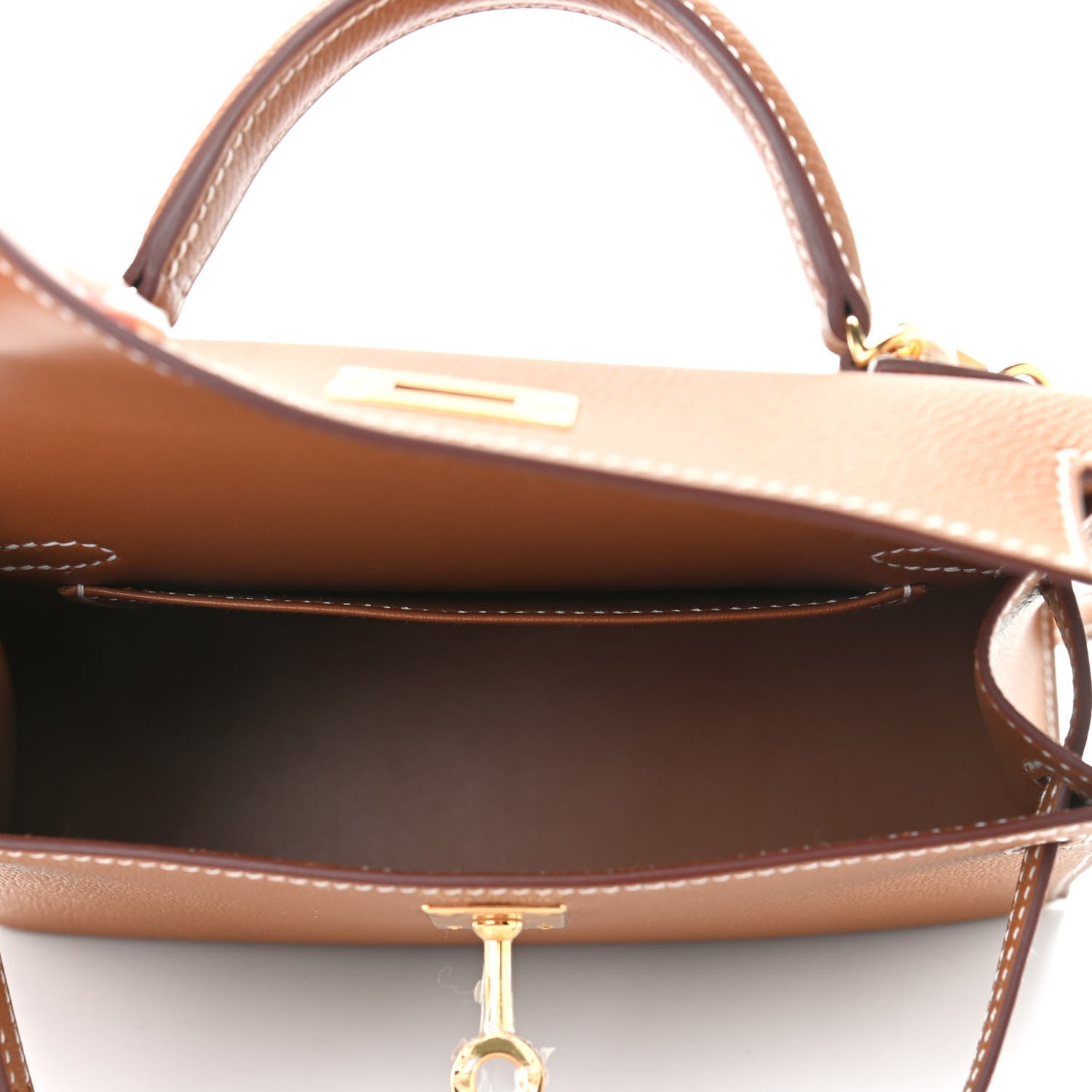 Hermes Epsom Mini Kelly Sellier 20 Gold 5 of 10