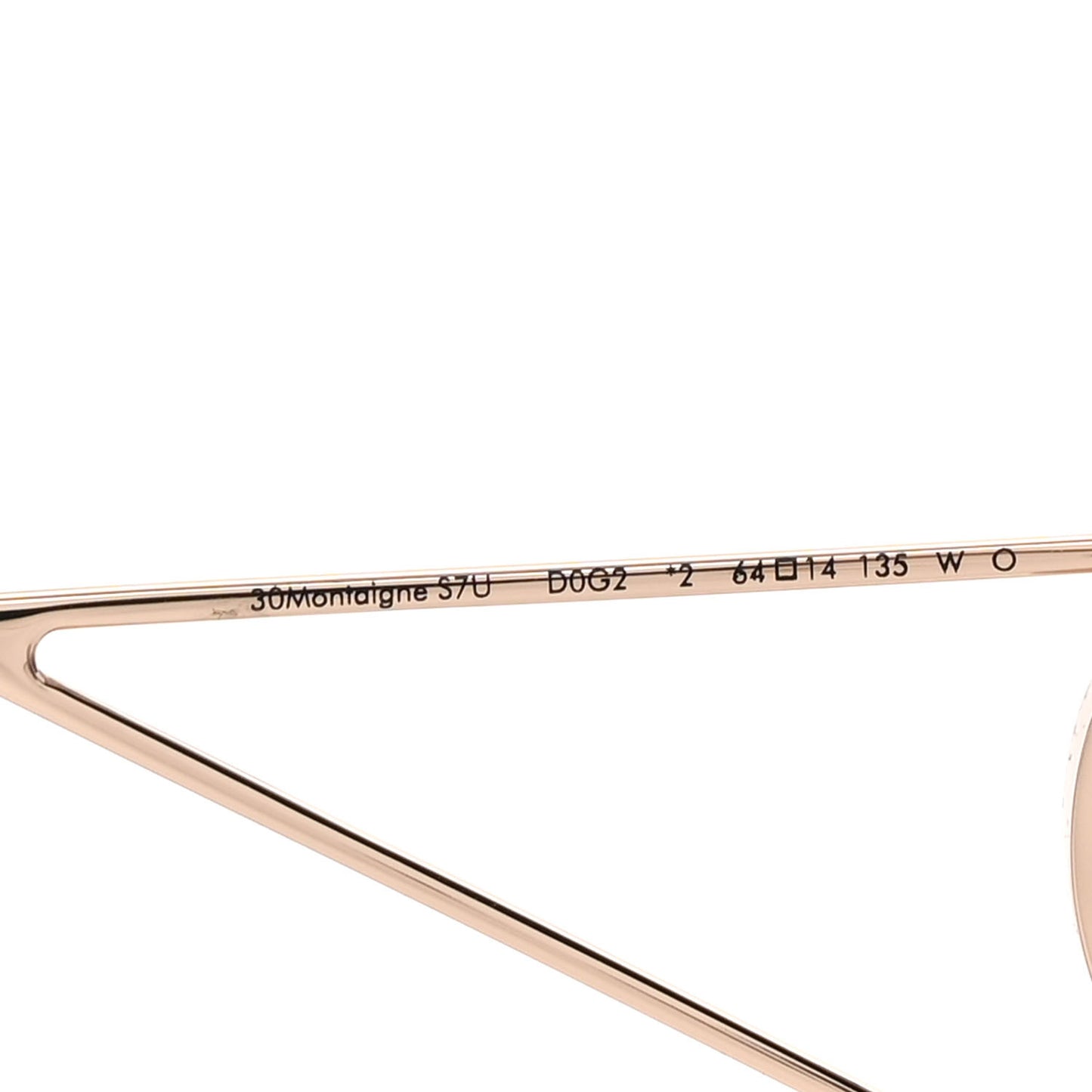 Square 30 Montaigne S7U Sunglasses Blue Pink