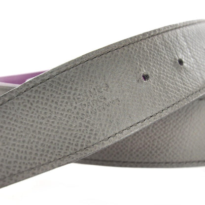 Hermes Epsom Swift Reversible H Belt 95 Etain Tosca 2 of 6