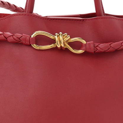 Bottega Veneta Silky Calfskin Medium Andiamo Shoulder Bag Rosewood Space 7 of 11