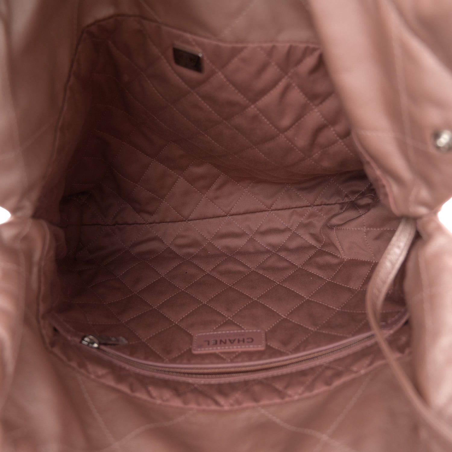 Chanel Metallic Calfskin Quilted Small Chanel 22 Pink 6 of 12